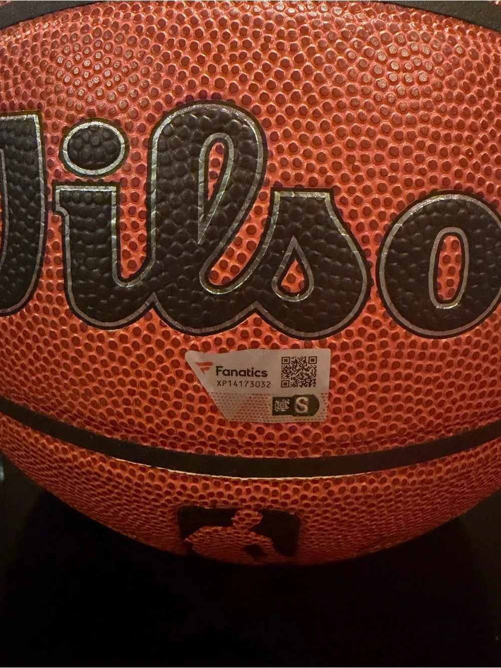 Jalen Brunson Signed Official Ball With Brunson Burner Inscription! Fanatics COA - Picture 3 of 5